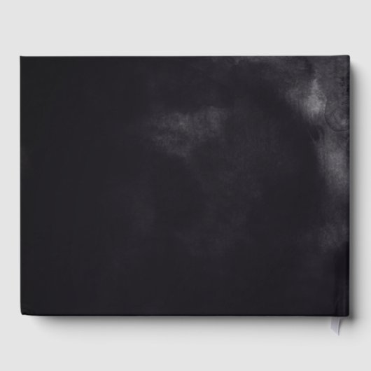 Gotische Hochzeit von Raven & Golden Moon Gästebuch (Rückseite)