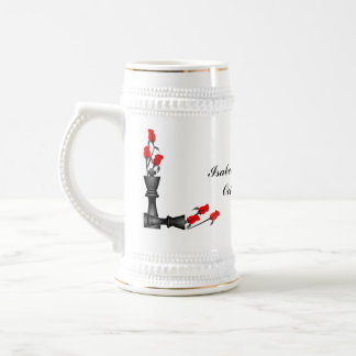Gotische Hochzeit von Schach und Rose Bierglas