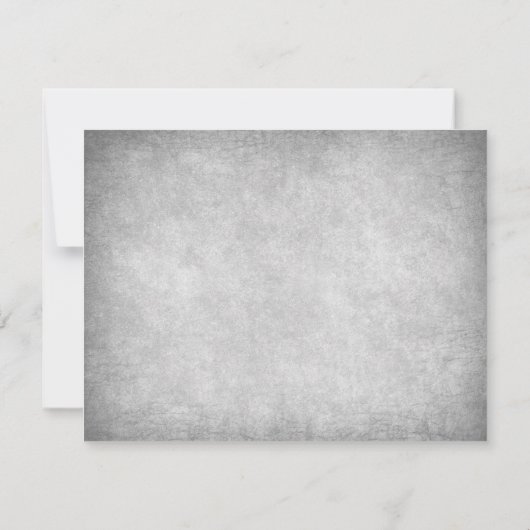 Gotische Hochzeit von Schwarzen Rose Save The Date (Rückseite)