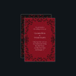 Gotische Hochzeitseinladungen Rot und Schwarz Swir Einladung<br><div class="desc">Unsere schönen Rot & Schwarz Swirl Gothic Wedding Einladungen sind dunkel,  aber schön mit unserem künstlerischen Scrolldesign. Sie sind in einer Sammlung von mehreren Gegenständen entworfen,  sodass Ihre gesamte Hochzeit mit dem gleichen Stil koordiniert werden kann!</div>