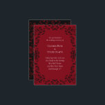 Gotische Hochzeitseinladungen Rot und Schwarz Swir Einladung<br><div class="desc">Unsere schönen Rot & Schwarz Swirl Gothic Wedding Einladungen sind dunkel,  aber schön mit unserem künstlerischen Scrolldesign. Sie sind in einer Sammlung von mehreren Gegenständen entworfen,  sodass Ihre gesamte Hochzeit mit dem gleichen Stil koordiniert werden kann!</div>
