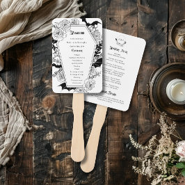 Gotische Hochzeitsfeier Fächer