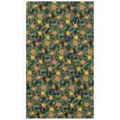 Gotische Hochzeitskollektion aus Schwarz und Orang Tischdecke (Vorderseite)