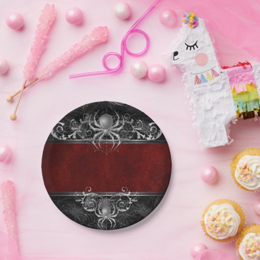 Gotische Hochzeitsplatte Pappteller (Party)