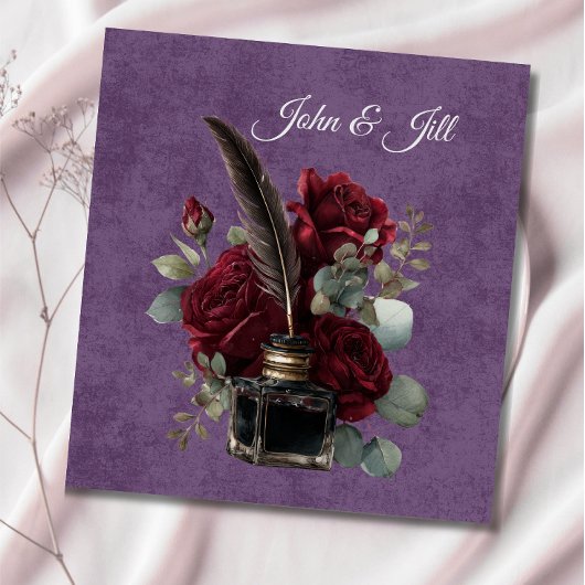 Gotische Hochzeitsserviette Serviette