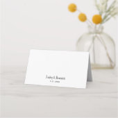 Gotische Hochzeitssitze Platzkarte (Rückseite)