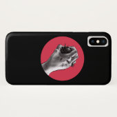 Gotische Horrorkunst - erstochene Hand Case-Mate iPhone Hülle (Rückseite (Horizontal))