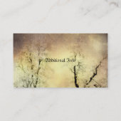 gotische Infusion Visitenkarte (Rückseite)