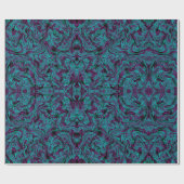 Gotische Inspirierte, moderne Art Fluid Art Geschenkpapier (Flach)