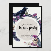 Gotische Inspirierte Party Einladung (Vorne/Hinten)