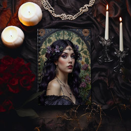 Gotische Jugendstilfrau Planer