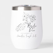 Gotische Junggesellinnenparty Florale Braut oder s (Vorderseite)