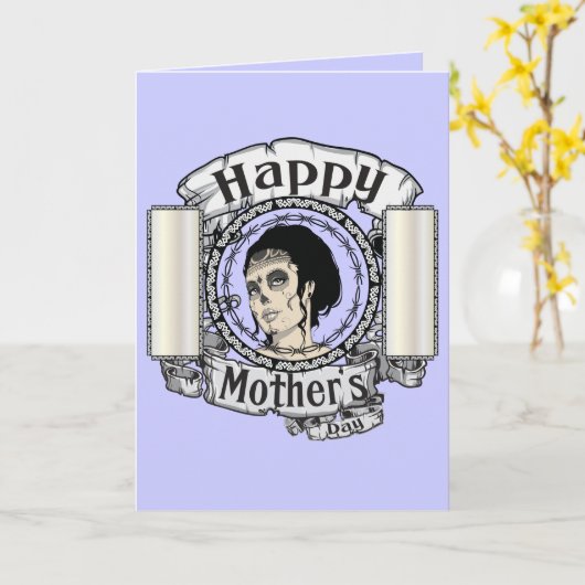 Gotische Karte der Mutter Tages (Gelbe Blume)