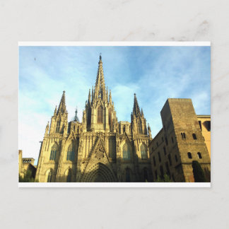 Gotische Kathedrale Barcelona, Barri Gotic Postkarte