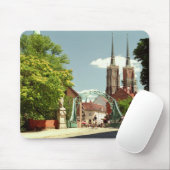 Gotische Kathedrale in Breslau Mousepad (Mit Mouse)