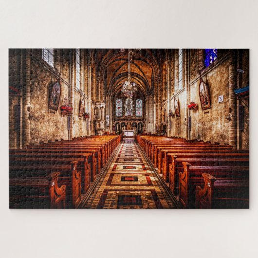 gotische Kathedrale Puzzle (Horizontal)