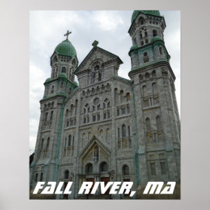 Gotische Kirche, Fall River, Massachusetts Poster