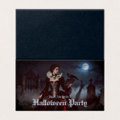 Gotische Königin auf dem Friedhof von Monlit (Außenseite Aufgefaltet)