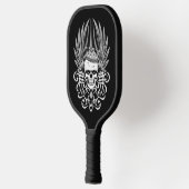 Gotische Königsschädel Pickleball Schläger (Links)