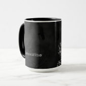 Gotische Krähen und Bäume Mitternacht Landschaft S Tasse (Vorderseite Links)