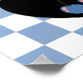 Gotische Krebsästhesie Scheckkrebs-Kunst Poster (Ecke)