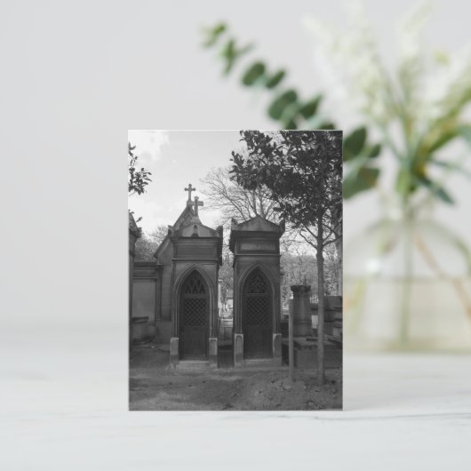 Gotische Krypten Postkarte (Stehend Vorderseite)