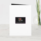 Gotische Kunst - individuelle Einladung (Rückseite)