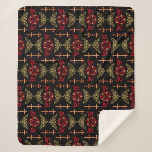 Gotische Kunstzubehör Sherpadecke (Vorderseite)