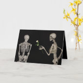 Gotische Liebe-Gruß-Karte Karte (Gelbe Blume)