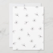 Gotische Liebe Halloween Bridal Dusche Einladung (Rückseite)