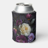 Gotische Lila Blumenbouquet an der Spitze mit Rave Dosenkühler (Kanne Rückseite)