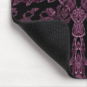 Gotische lila und schwarze Kreuzmousepad Mousepad (Ecke)