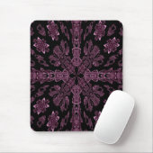 Gotische lila und schwarze Kreuzmousepad Mousepad (Mit Mouse)