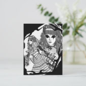 gotische Lolita Postkarte (Stehend Vorderseite)