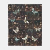 Gotische Märchenmotte, während der Fantasie Fleecedecke (Vorderseite)