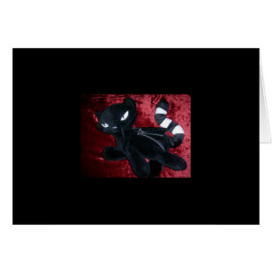 Gotische Miezekatze-Karte