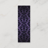 Gotische Mini-Lesezeichen oder magere Visitenkarte (Rückseite)