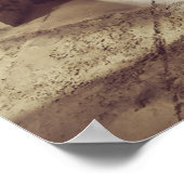 gotische mittelalterliche Kirche Poster (Ecke)