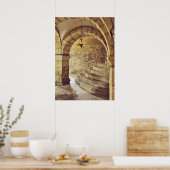 gotische mittelalterliche Kirche Poster (Küche)