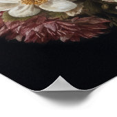 Gotische Motten und Blume Art Print Poster (Ecke)