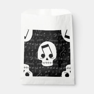gotische Musiknote Augen Totenkopf makaber Geschenktütchen