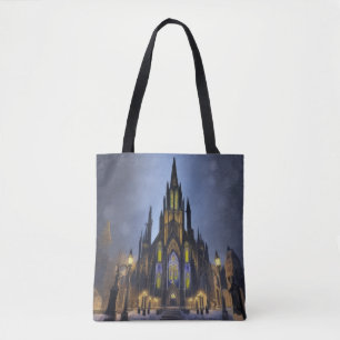 Gotische Nachtkathedrale Tasche