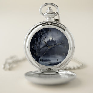 Gotische Nachtphantasie-Taschen-Uhr Taschenuhr