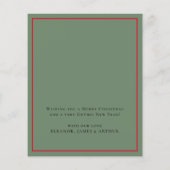 Gotische Oberlichter Schöne Weihnachtskarte (Rückseite)