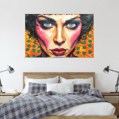 GOTISCHE ÖDNIS 10 LEINWANDDRUCK (Insitu (Schlafzimmer))