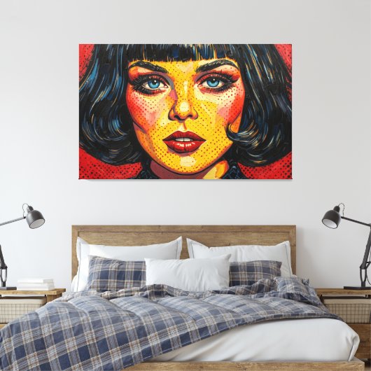 GOTISCHE ÖDNIS 4 LEINWANDDRUCK (Insitu (Schlafzimmer))