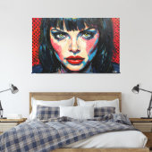 GOTISCHE ÖDNIS 7 LEINWANDDRUCK (Insitu (Schlafzimmer))