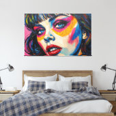 GOTISCHE ÖDNISSE LEINWANDDRUCK (Insitu (Schlafzimmer))