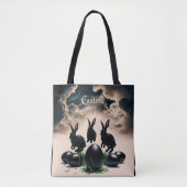 Gotische Ostern - Dunkle Bunnies und geheimnisvoll Tasche (Vorderseite)