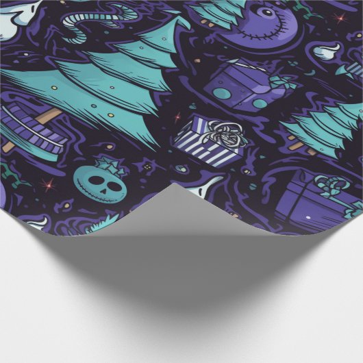 gotische Pastelle Geschenkpapier (Ecke)